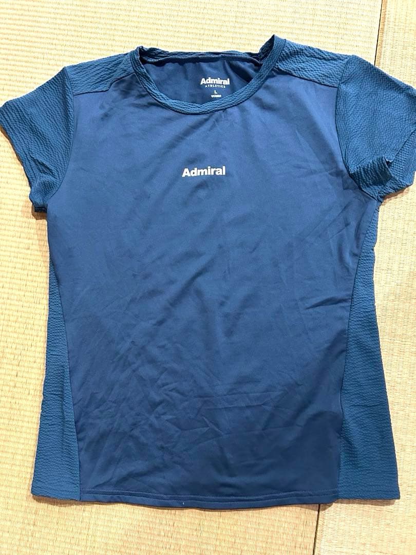 Admiral スリットサッカーレイヤードTEE ネイビー