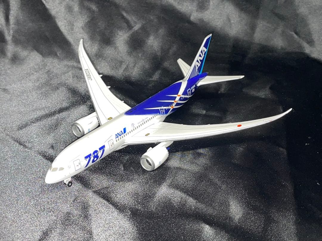 ANA B787-8 Special Marking 主翼空中姿勢 JA802A
