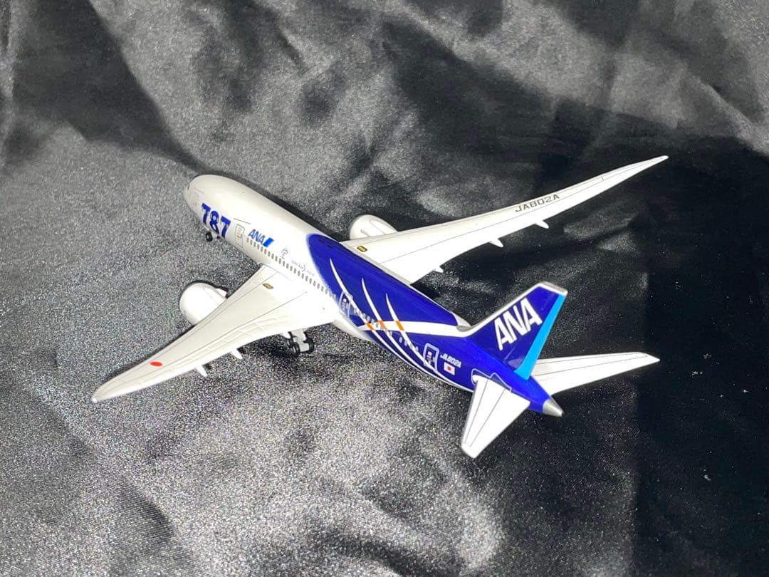 ANA B787-8 Special Marking 主翼空中姿勢 JA802A