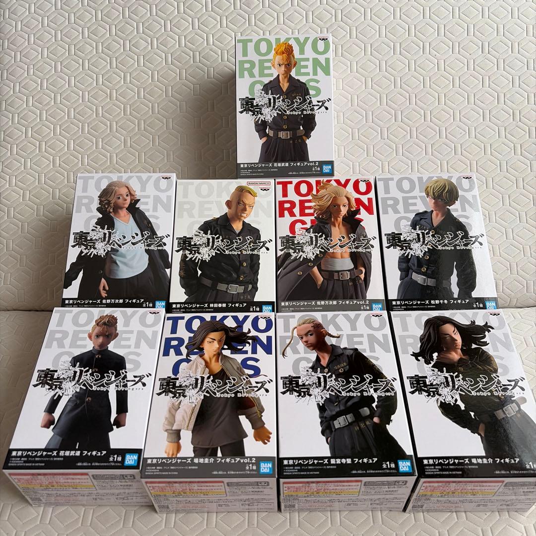 東京リベンジャーズ フィギュア 9体セット　マイキー　ドラケン　他
