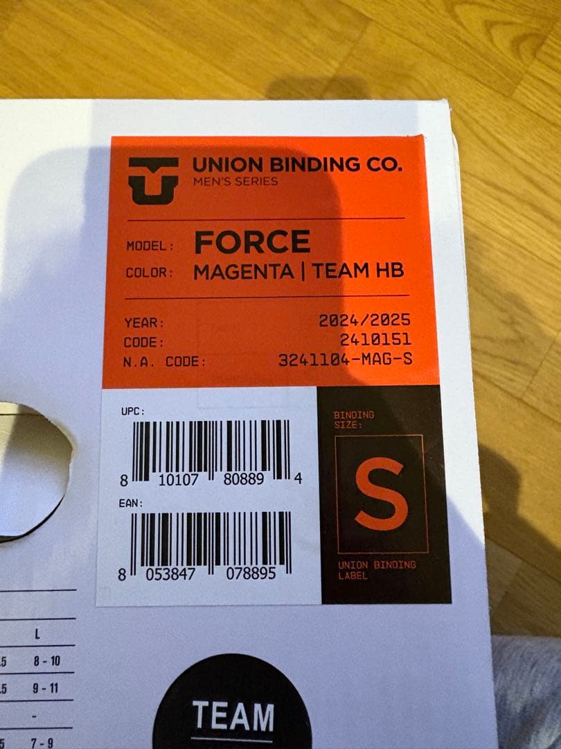 union force sサイズ　ユニオン　フォース　美品