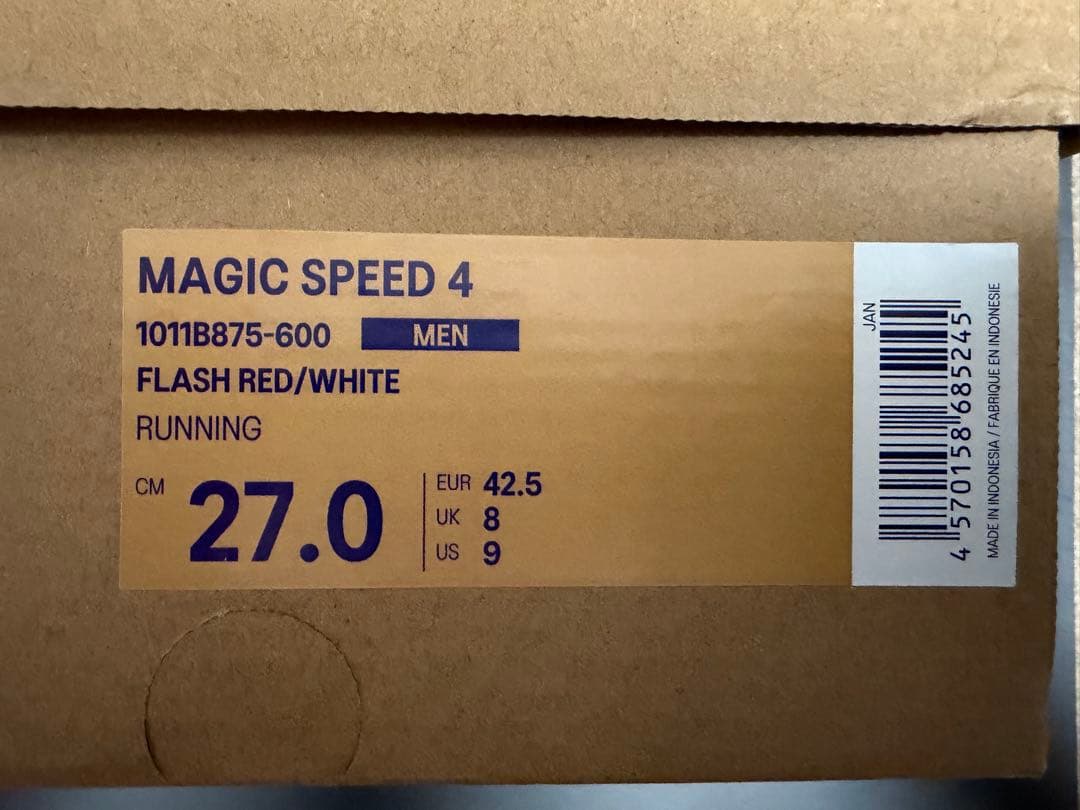 asics MAGIC SPEED 4 【27.0cm】
