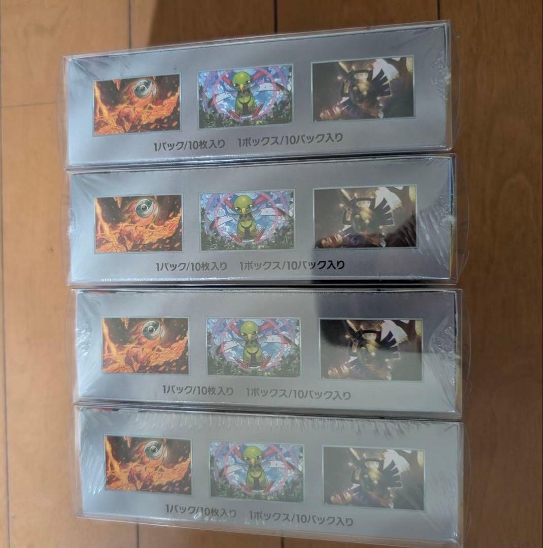 【4BOX】　テラスタルフェスex 4Box シュリンク付き　ポケモンカード