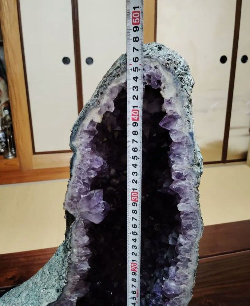 値下!!!アメジスト ドーム　■置物 　15.6kg　高さ約50cm弱