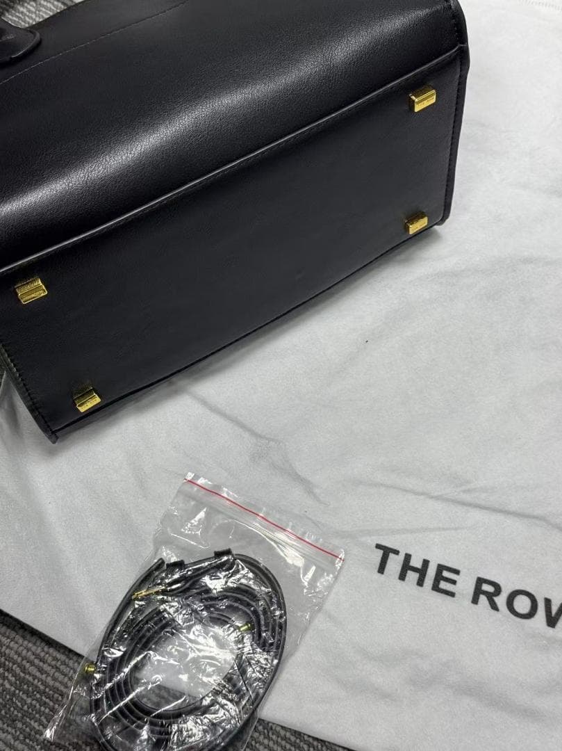 tHE~ rOw ブラック トートバッグ