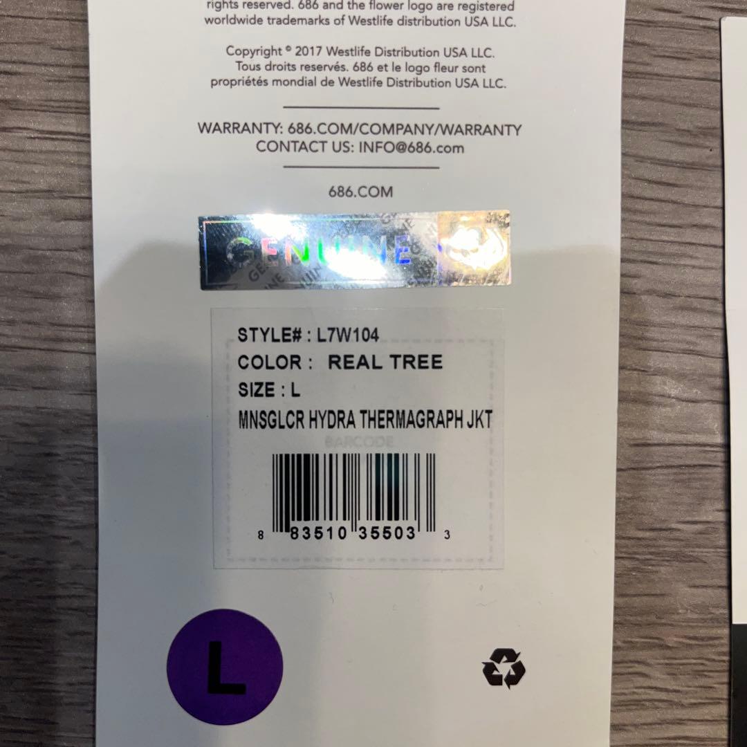 美品686 スノーボード　ウェア　ジャケット　THERMAGRAPH ボルコム