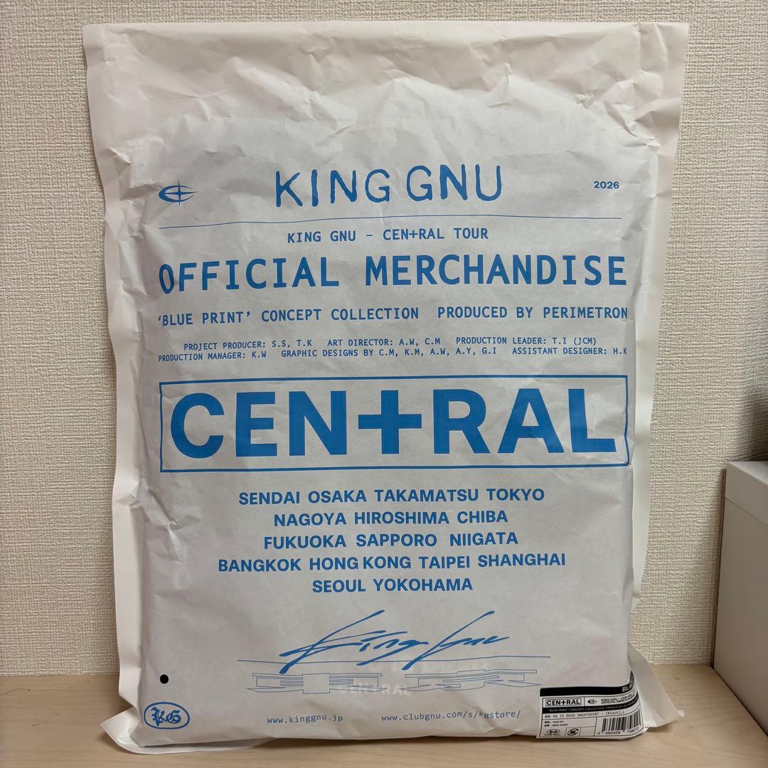 新品　King Gnu KG IS DEAD SWEATSHIRT ブラック　黒