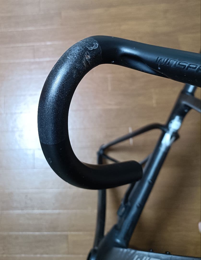 【美品】winspace zerosl 380-105一体型軽量カーボンハンドル