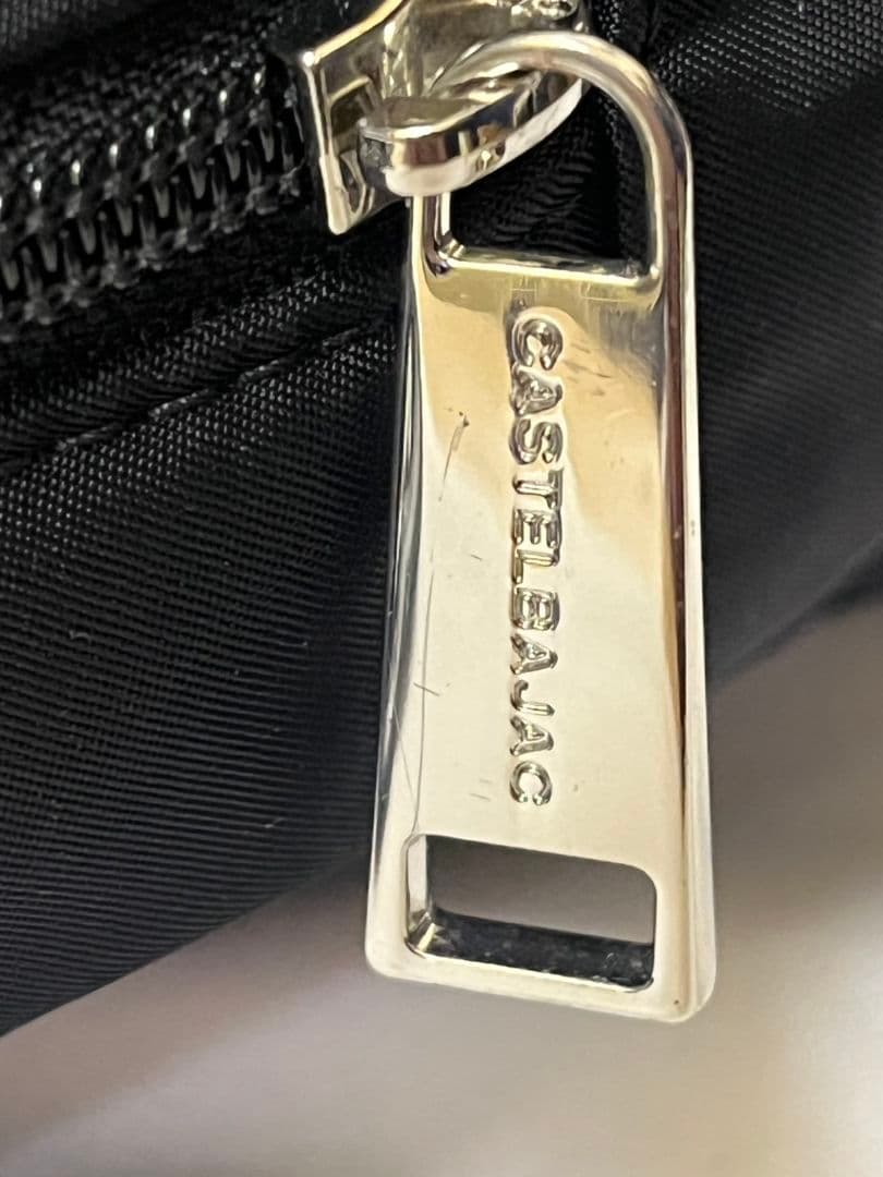 【美品✨】カステルバジャック　T挿しBEAR付き　サッチェルラウンドバッグ