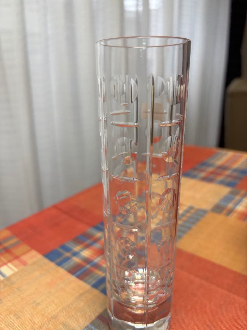 新品未使用　Baccarat バカラ　クリスタル　花瓶　一輪挿し　フラワーベース