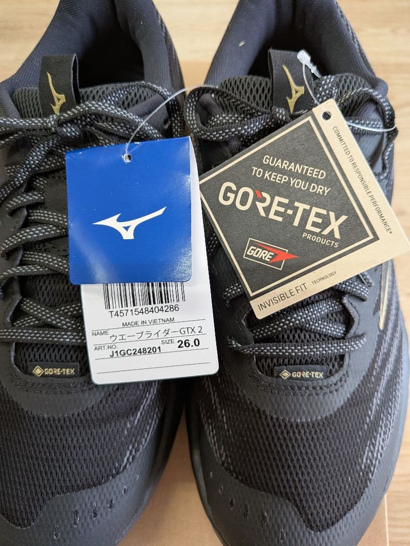 Mizuno WAVE RIDER　GTX 2 　トレイル対応　26cm　未使用