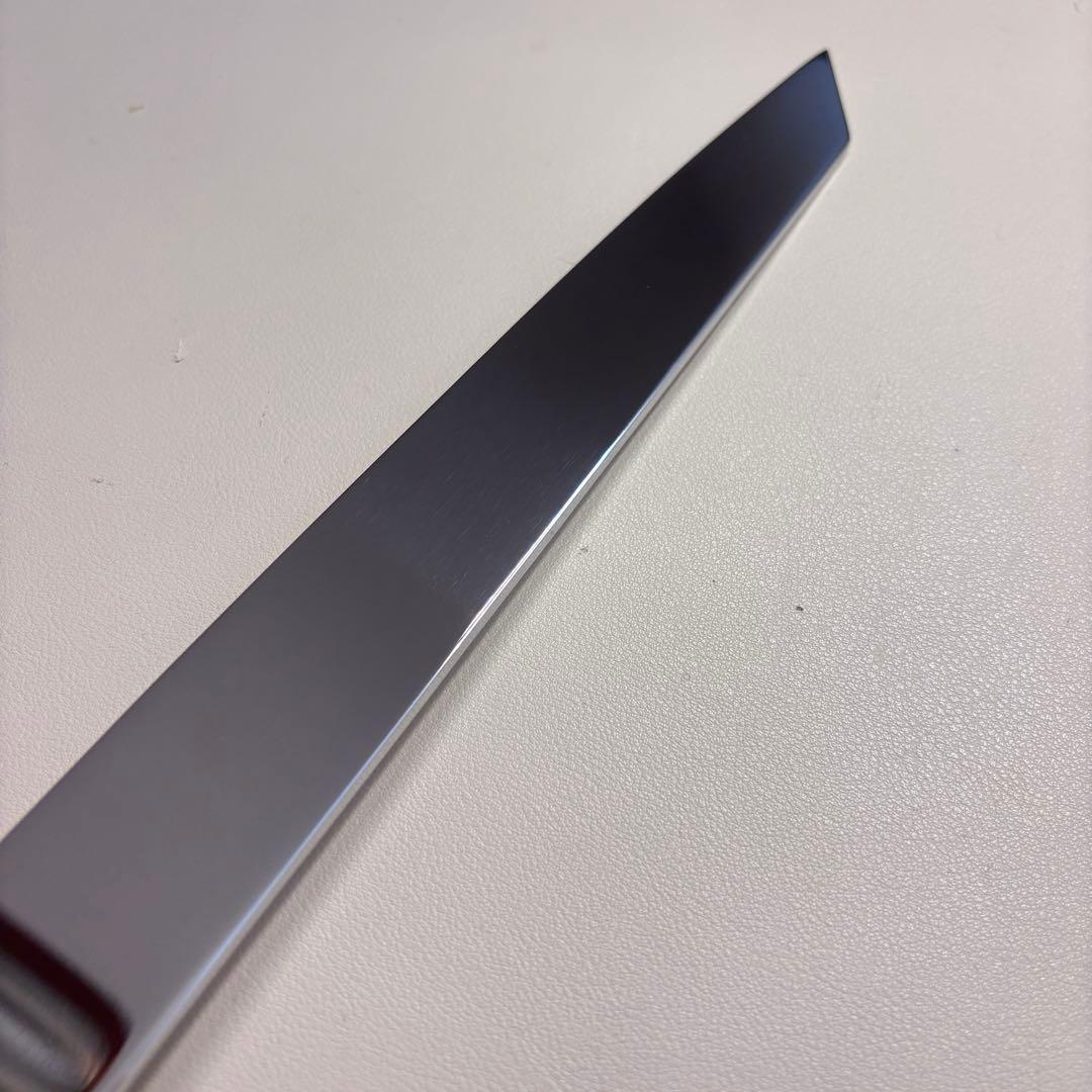 【特価限定】270mm 切付柳刃包丁 鏡面　黒檀八角柄 刺身包丁 「全鋼」'ᙀ