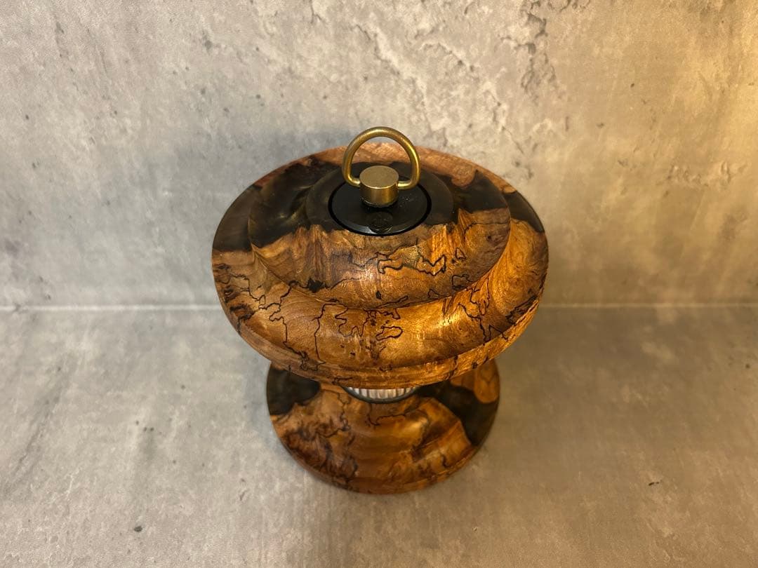 38灯用　シェード&台座セット / SPALTED × BROWN RESIN