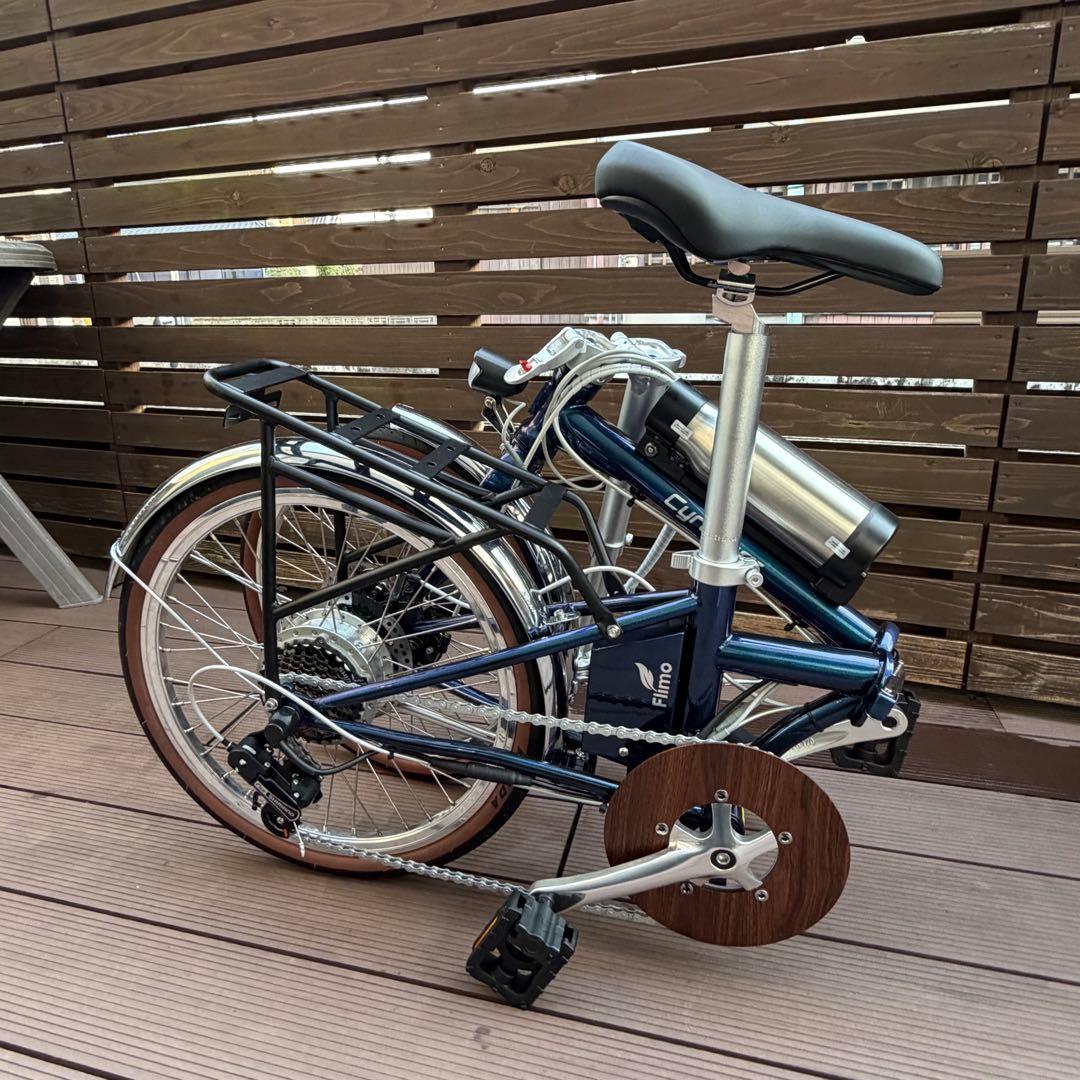 ほぼ新品 電動アシスト付折りたたみ自転車 サイラッシャー Flimo