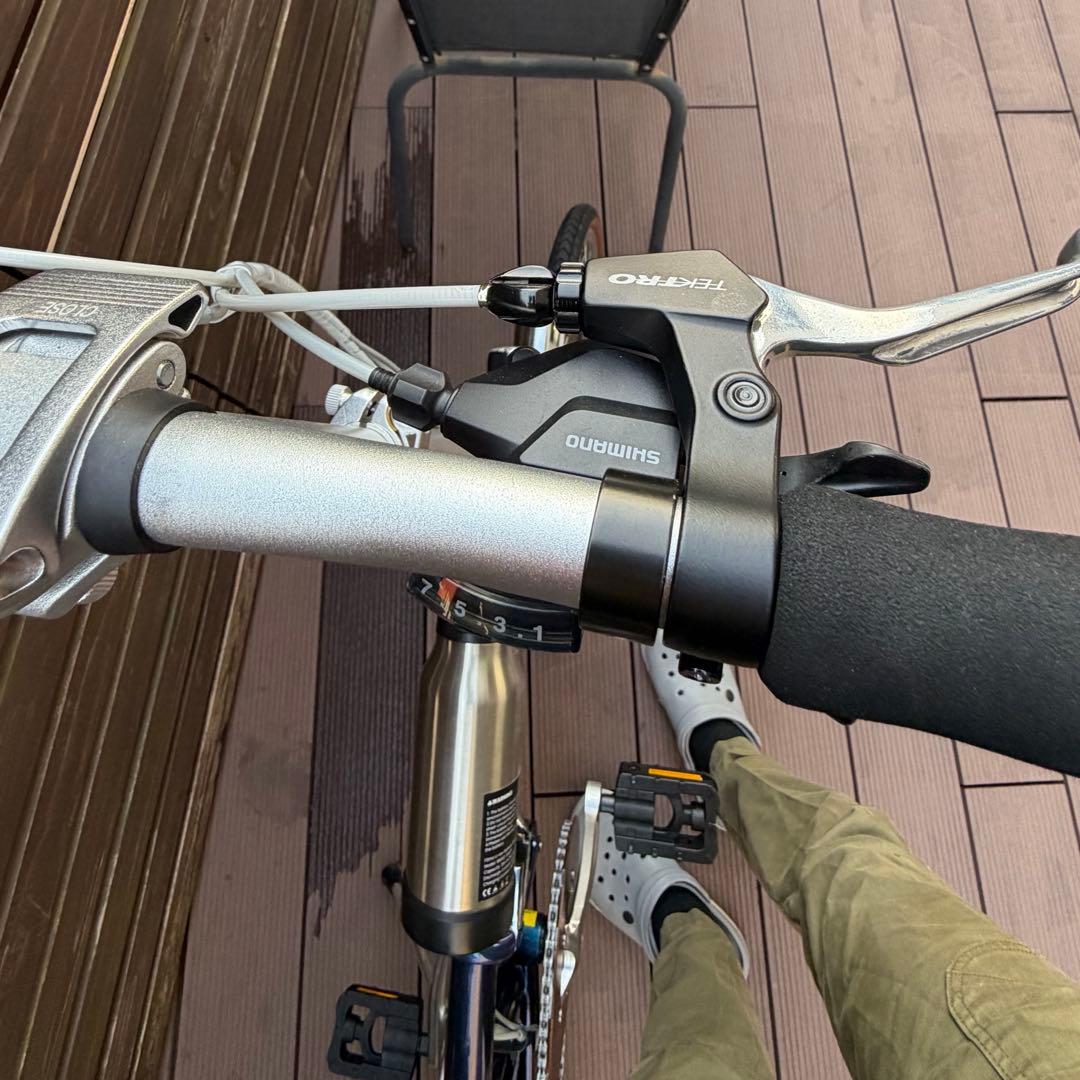 ほぼ新品 電動アシスト付折りたたみ自転車 サイラッシャー Flimo