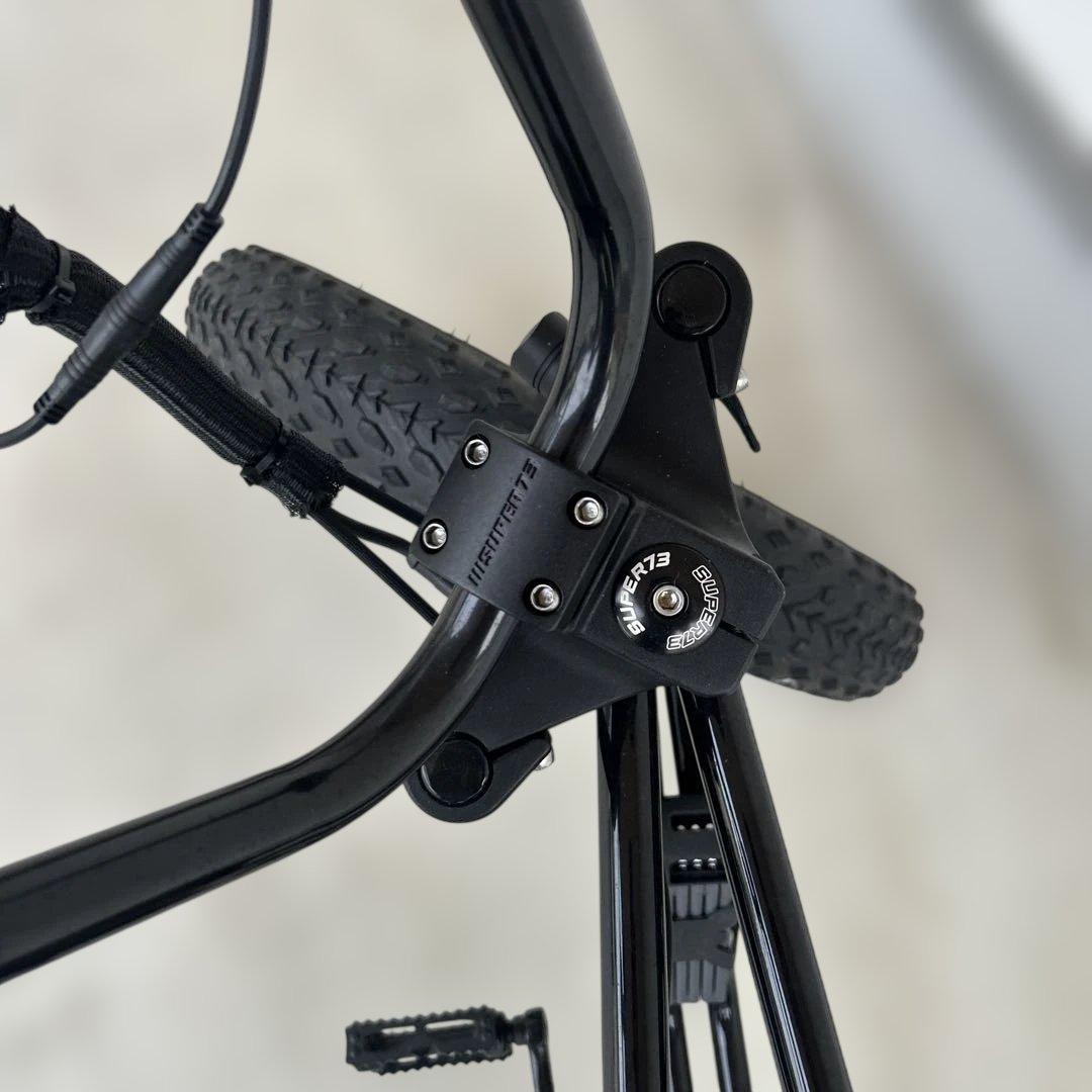 電動アシスト自転車 ファットタイヤ ブラック・オリー　ジャンク品