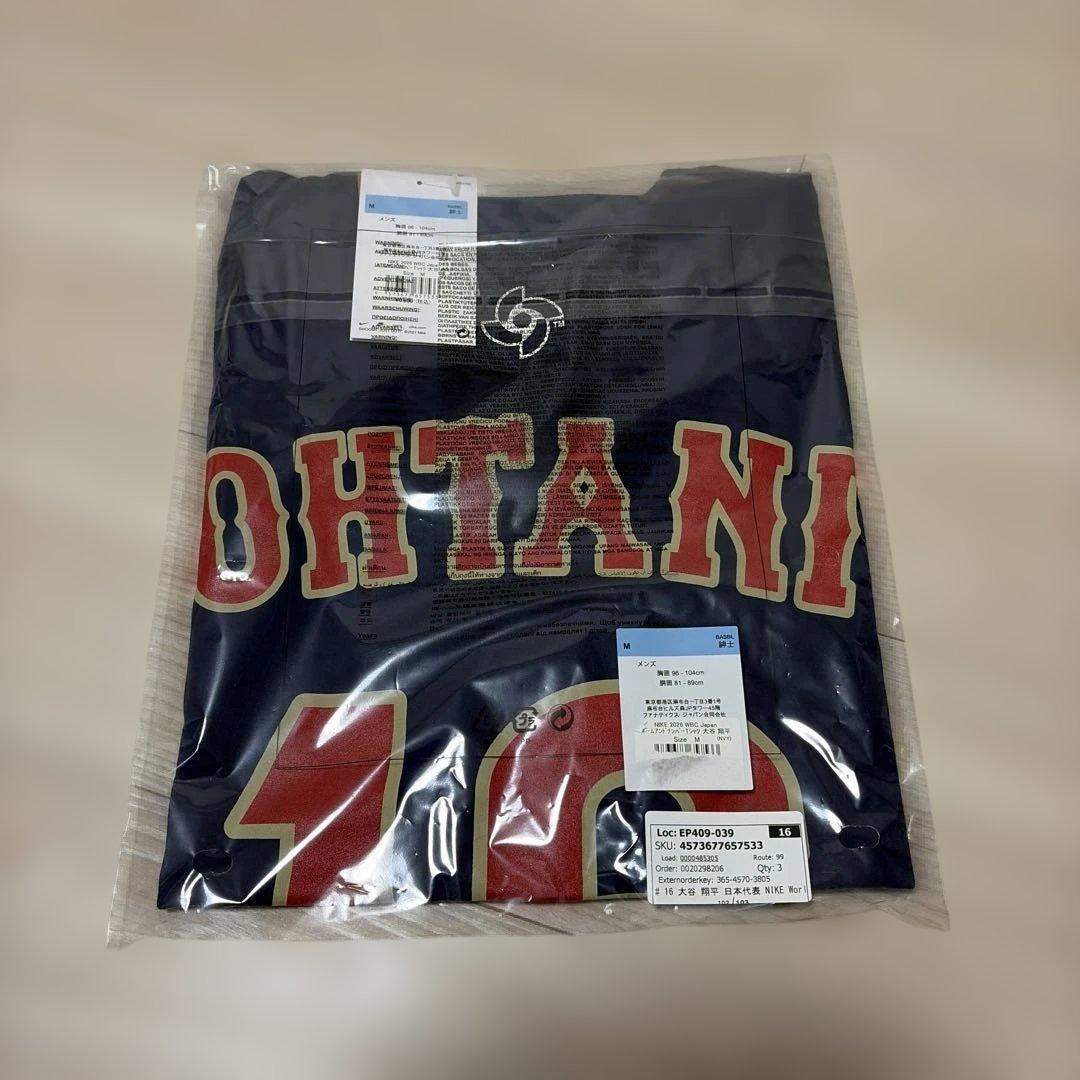 大谷翔平　日本代表Tシャツ　Mサイズ　WBC