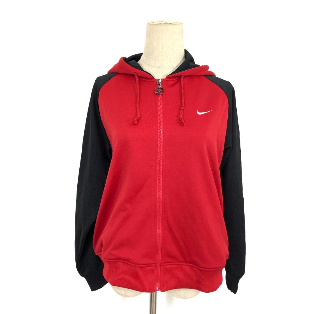 NIKE ナイキ ジャージセットアップ 赤 黒 ポリエステル L C5615