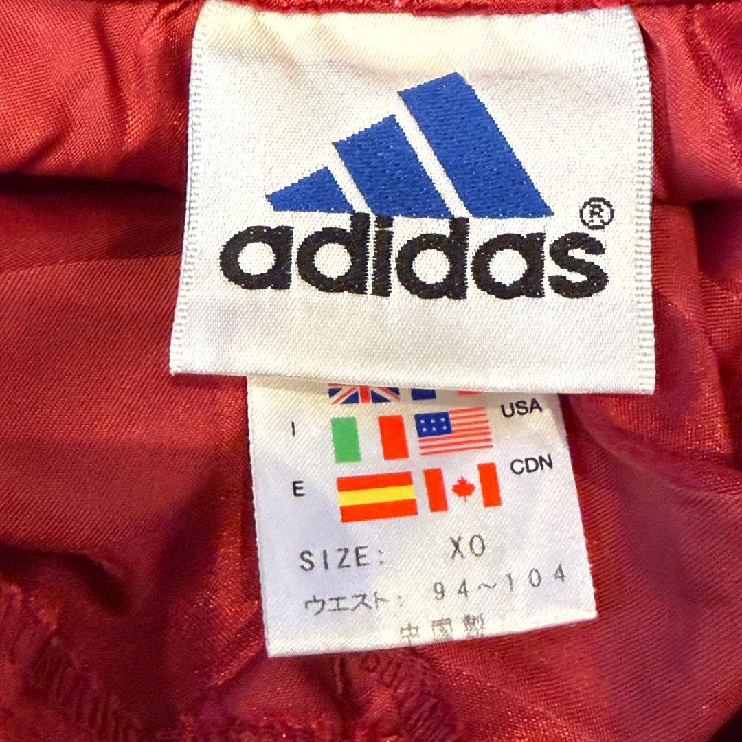 【adidas】 00s Y2K トラックパンツ ナイロンパンツ ジャージ XO