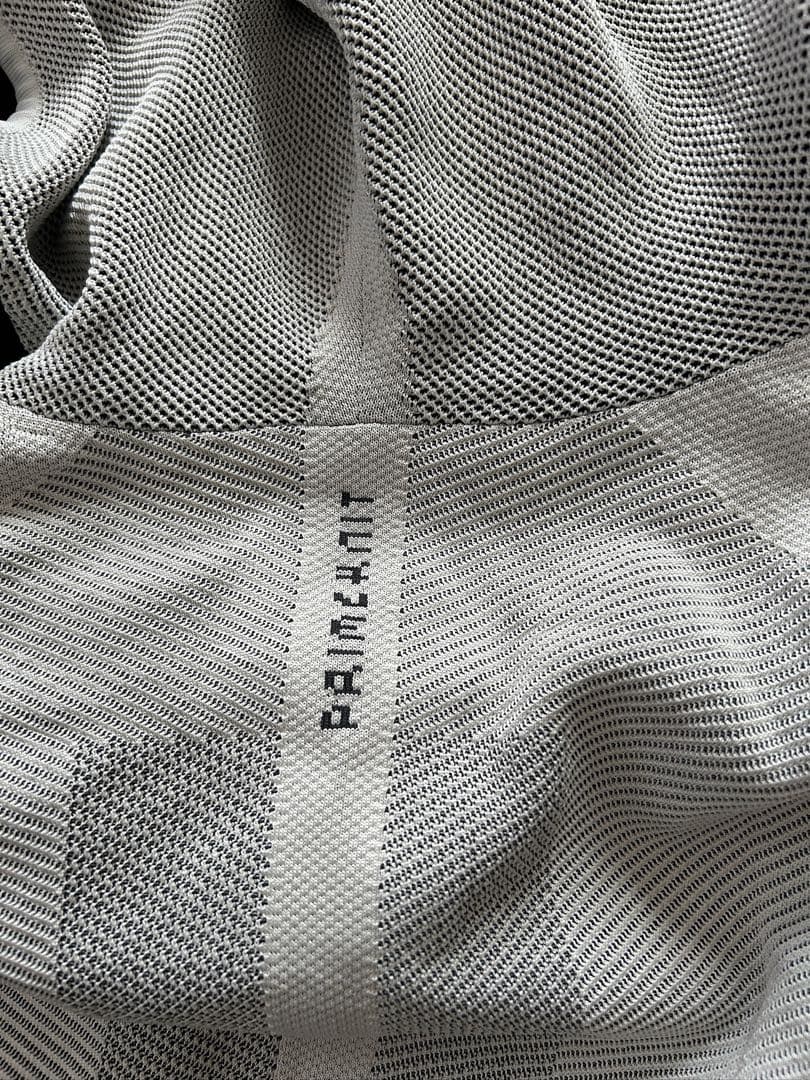 adidasジャージ　グレーホワイト　サイズL