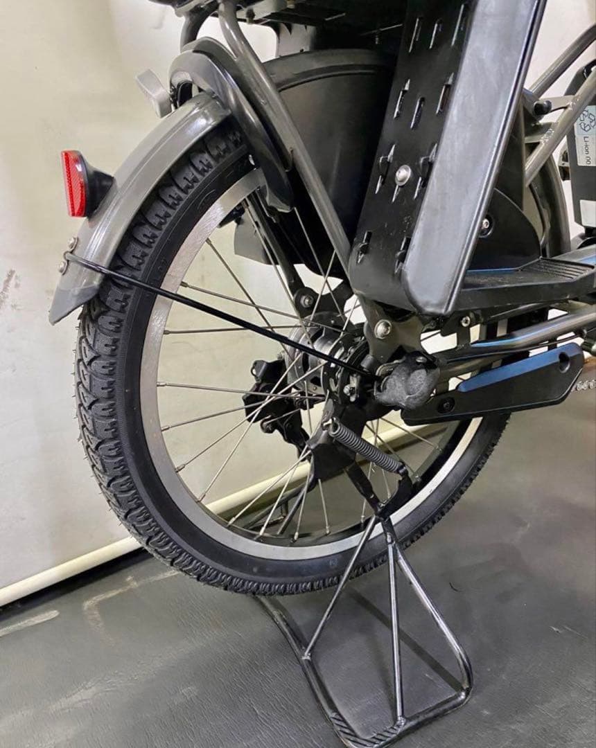 1年保証 ブリヂストン　ビッケ　20インチ　子供乗せ　グレー　電動アシスト自転車