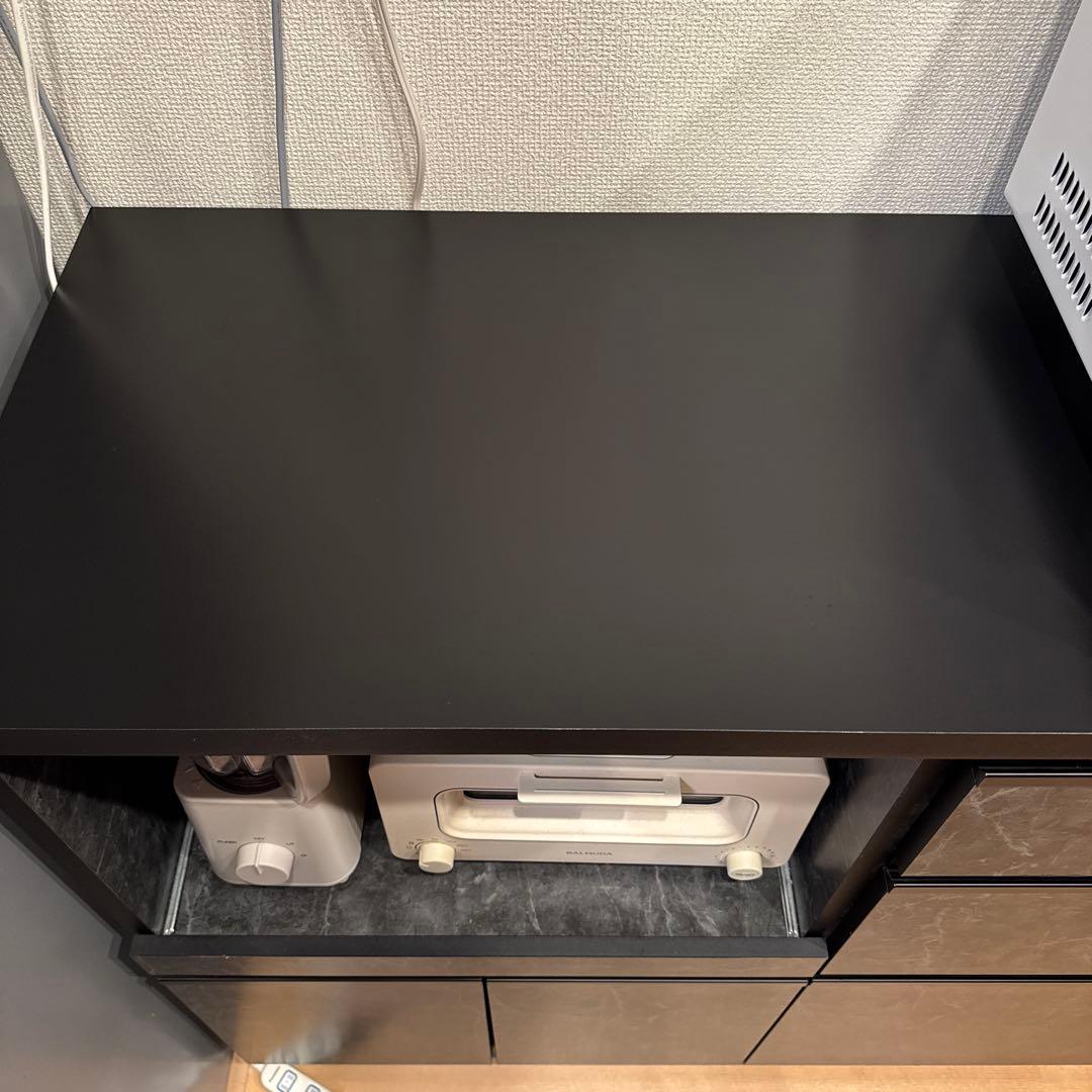 大川家具　キッチンカウンター　カップボード