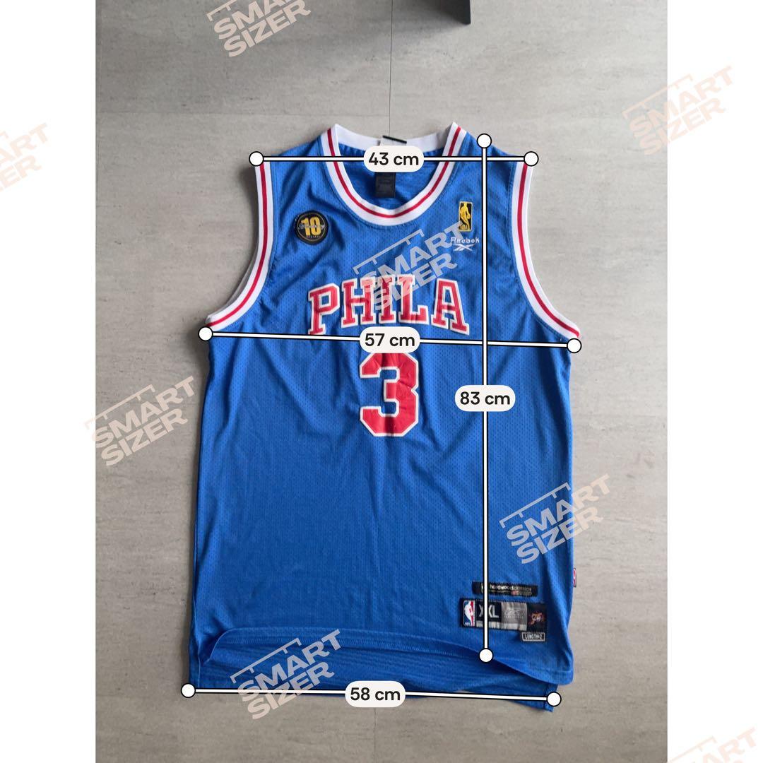NBA フィラデルフィア アイバーソン Reebok ユニフォーム XXL