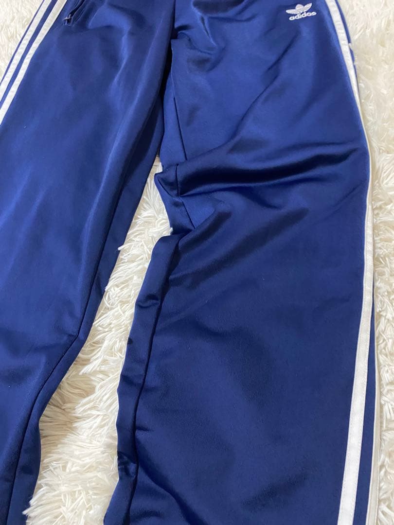 adidas ネイビー ジャージパンツ　トラックパンツ　トレフォイル