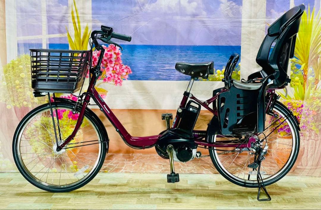 ✞ Macaria ✞ 　22インチ⭐️子供乗せ電動アシスト自転車Y2751