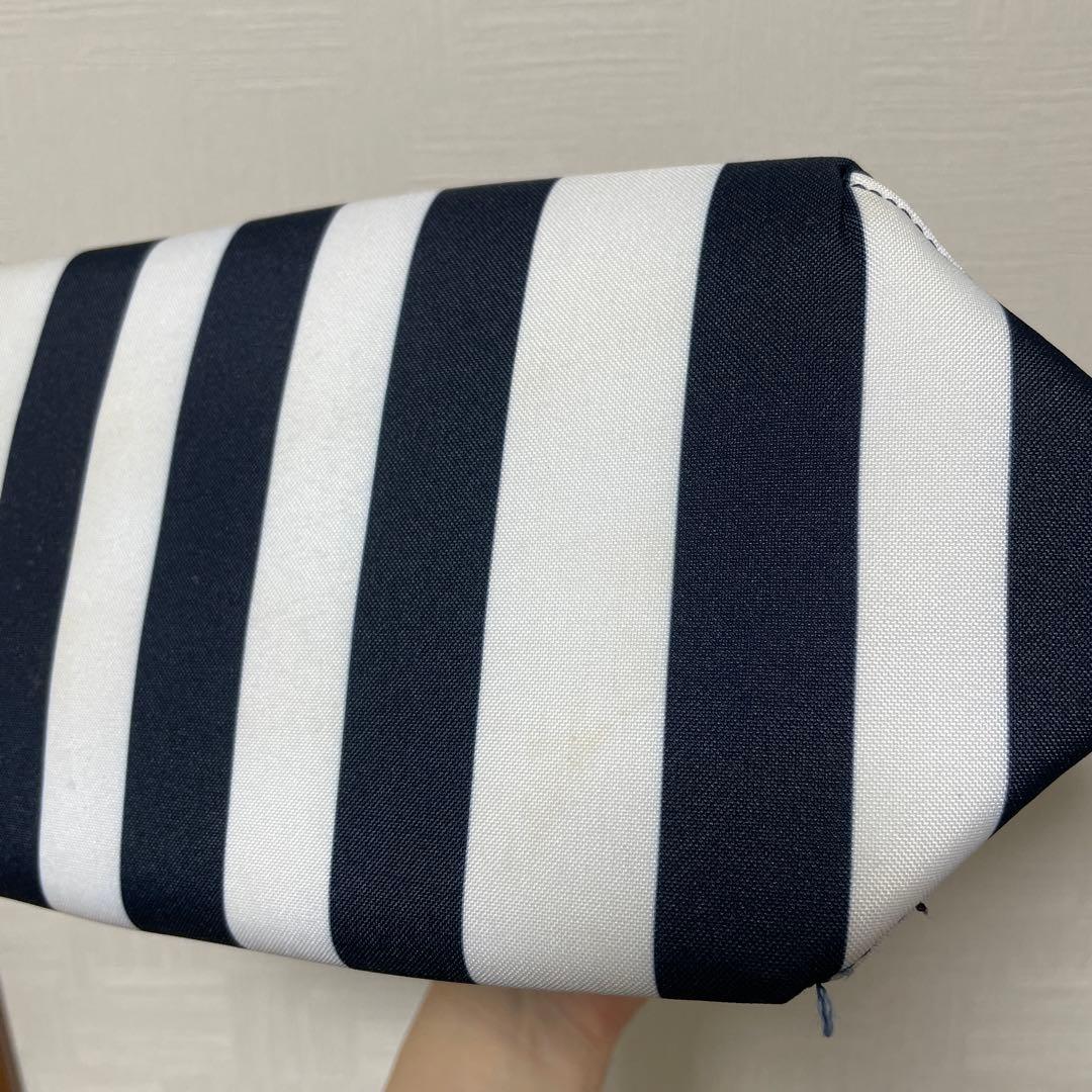 PEARLYGATES カートバック ラウンド ドット ストライプ　白　紺