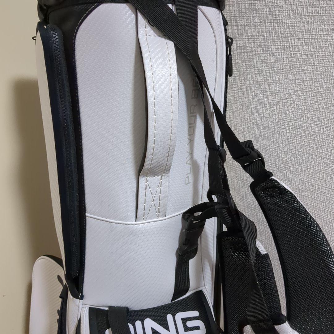 PING HOOFER TOUR ホワイト キャディバッグ