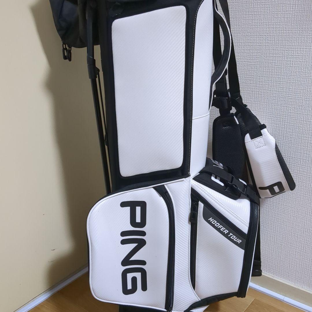 PING HOOFER TOUR ホワイト キャディバッグ