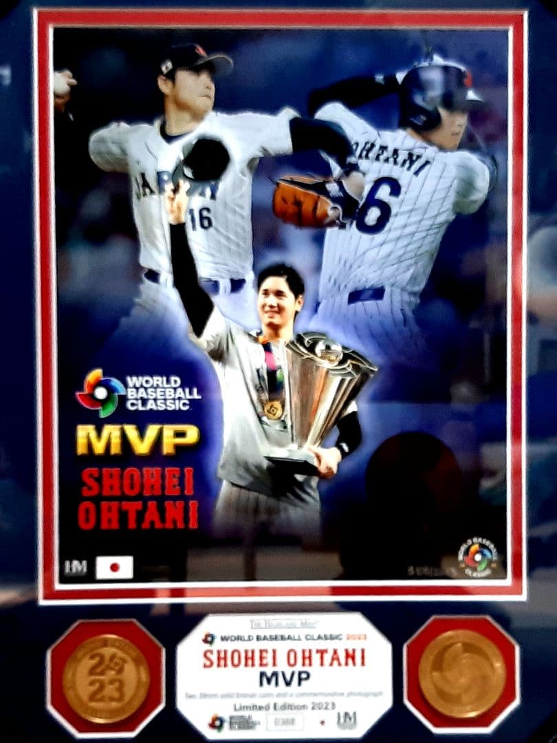 【TUTTIE】大谷翔平・2023WBC・MVP／Wフォトミント③