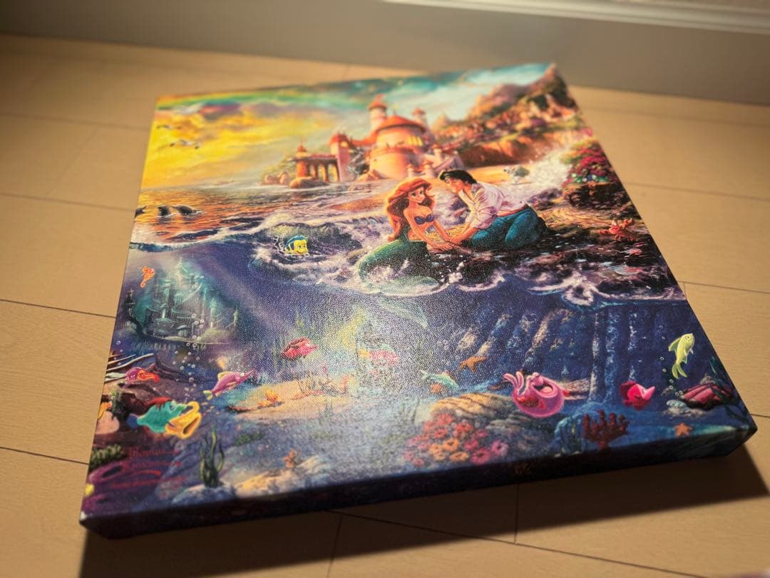 【カリフォルニアディズニー購入品★正規品】 アリエル　キャンバスアート