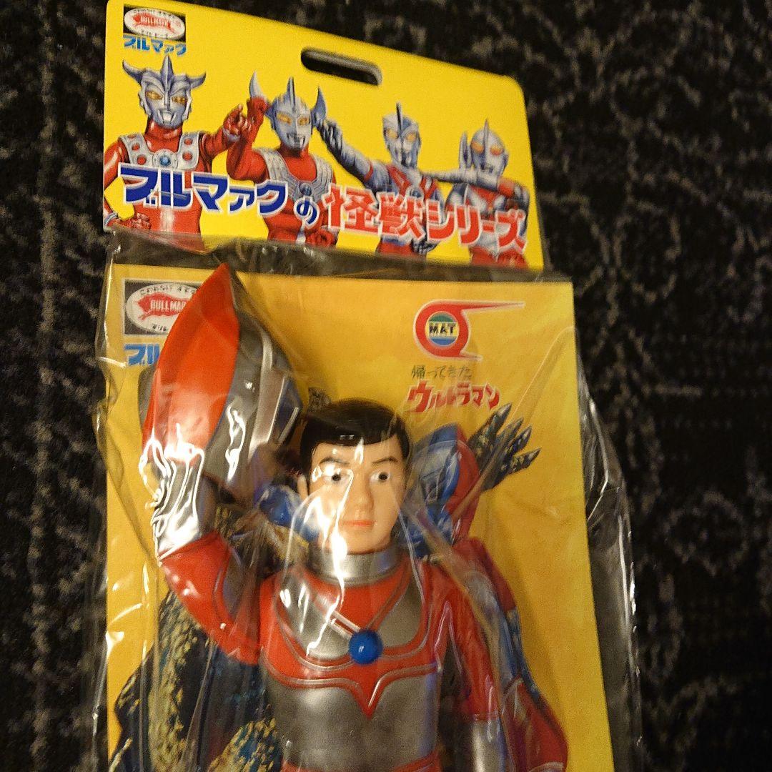 ブルマァク　大サイズ　帰ってきたウルトラマン　面取れ　ガンメタ　ソフビ