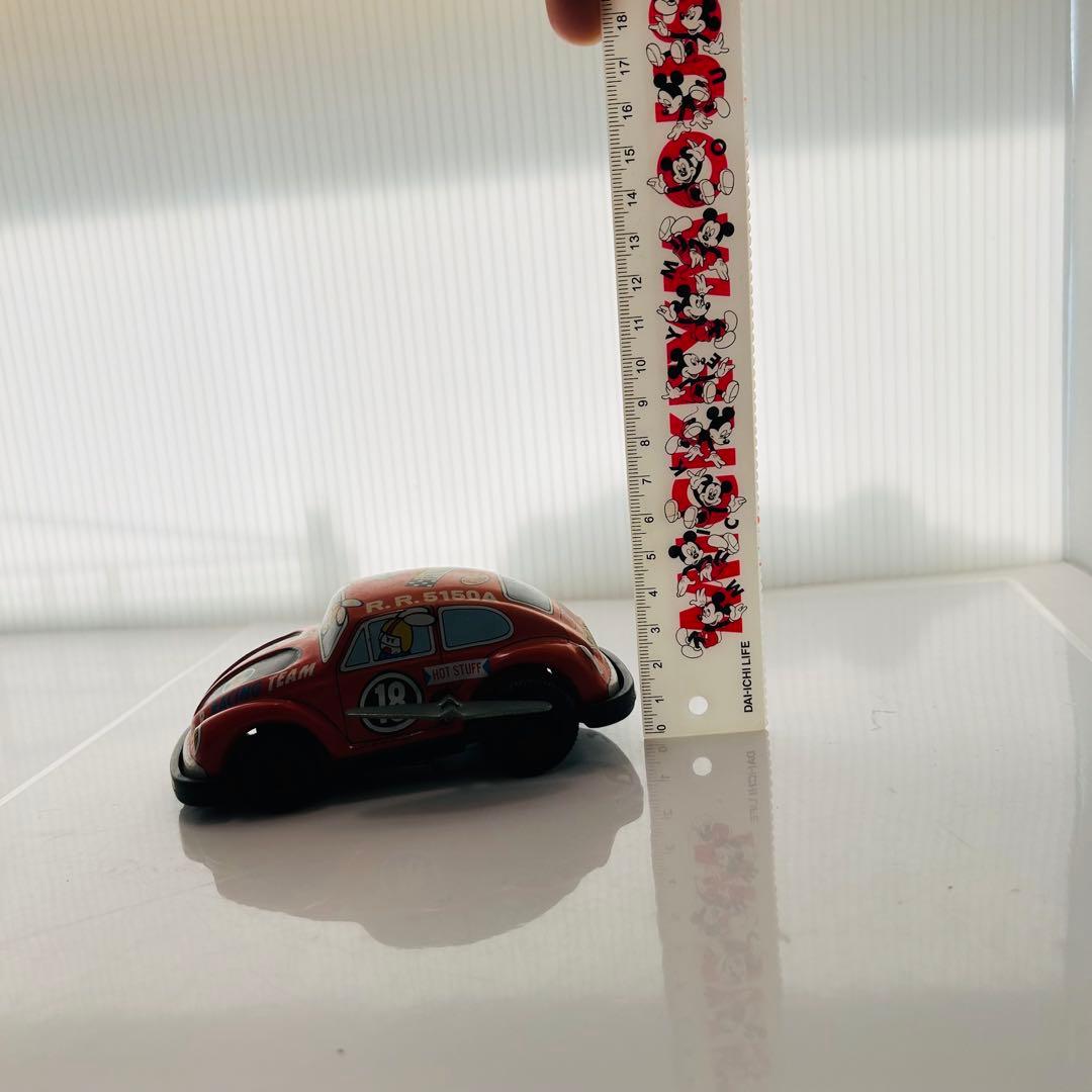 昭和レトロ サンリオ ブリキ ゼンマイ自動車 フォルクスワーゲン ビートル