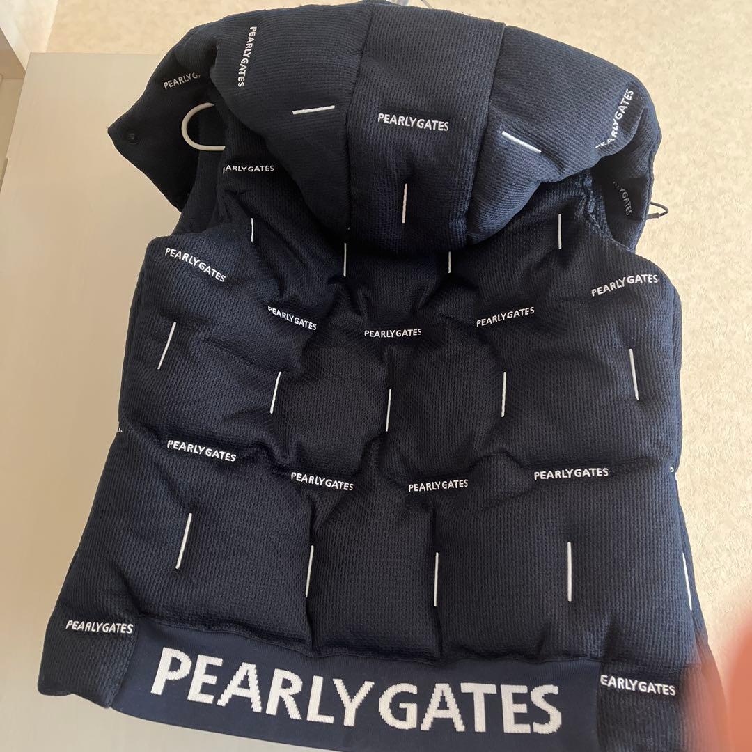 PEARLY GATES ブラックダウンベスト サイズ0