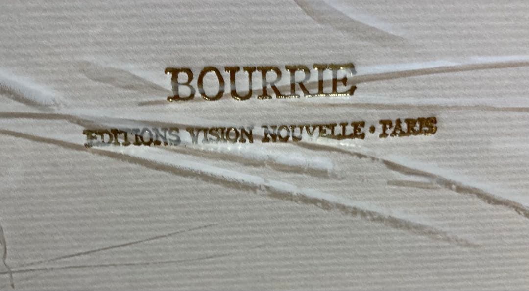 André Bourrie 石版画「Souffle et Murmure」