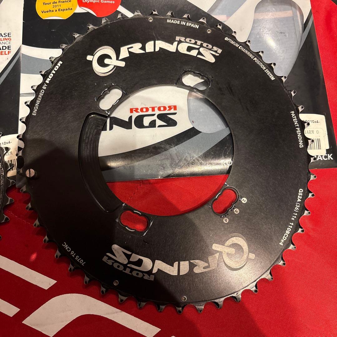ROTOR Q-RINGS 110S 4ARM OUT 52T IN 36 楕円