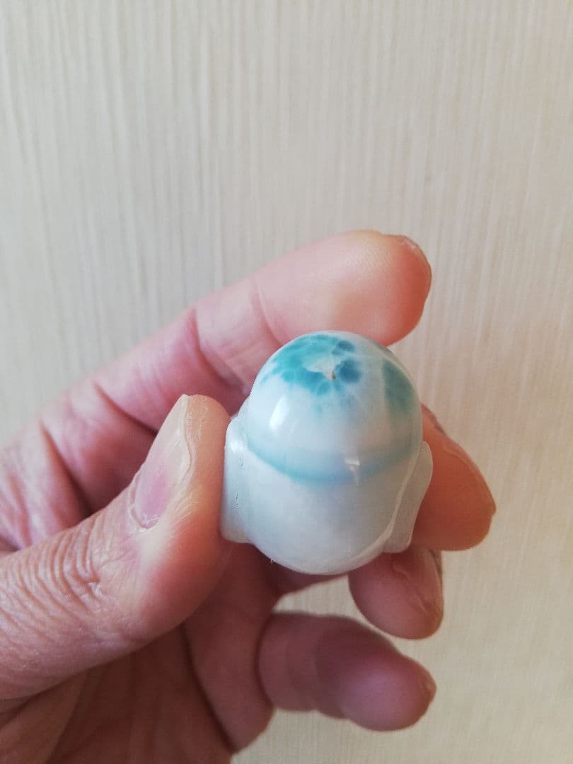 天然石 ラリマー 福の神様　置物