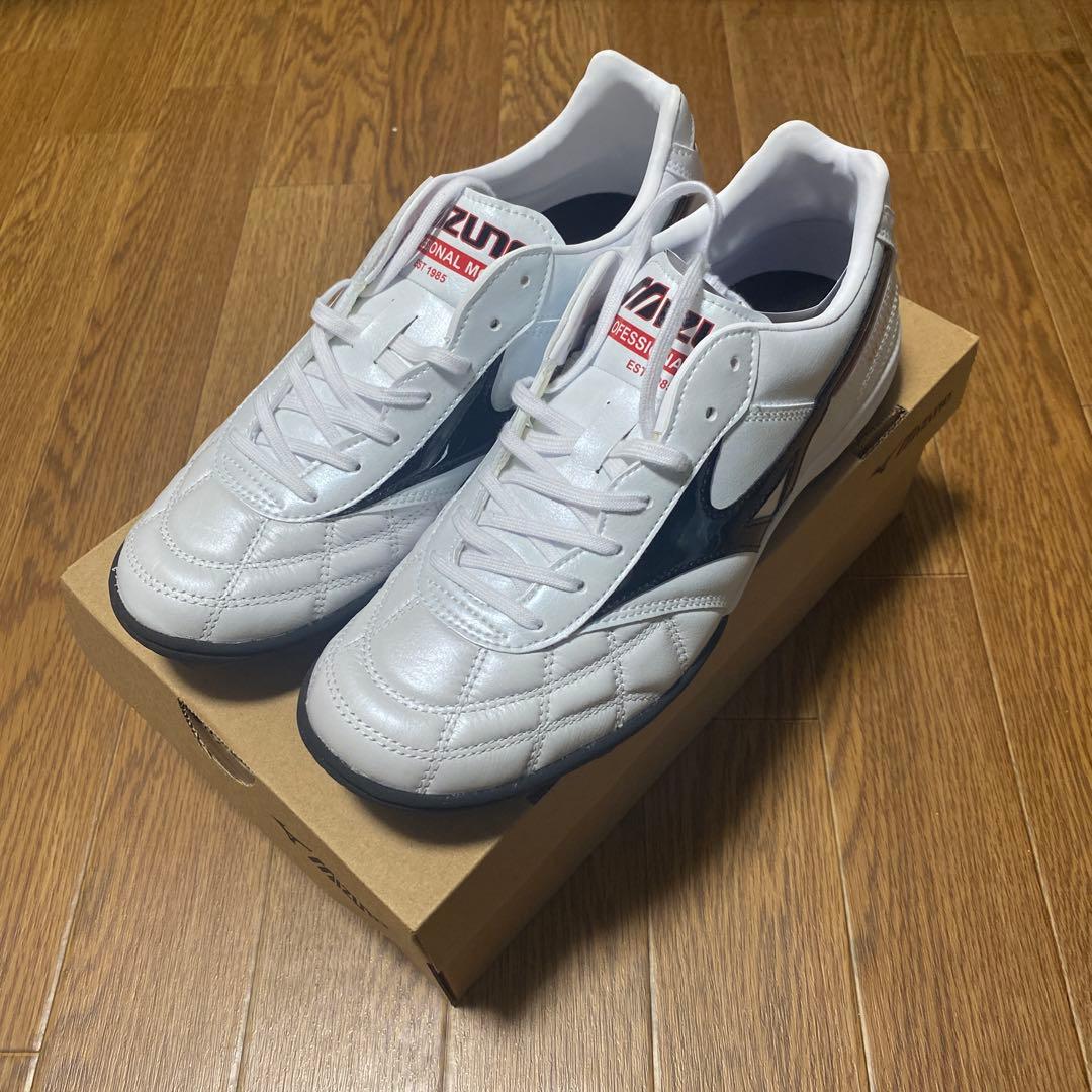 mizuno モレリア TF ホワイト/ブラック 25.0cm