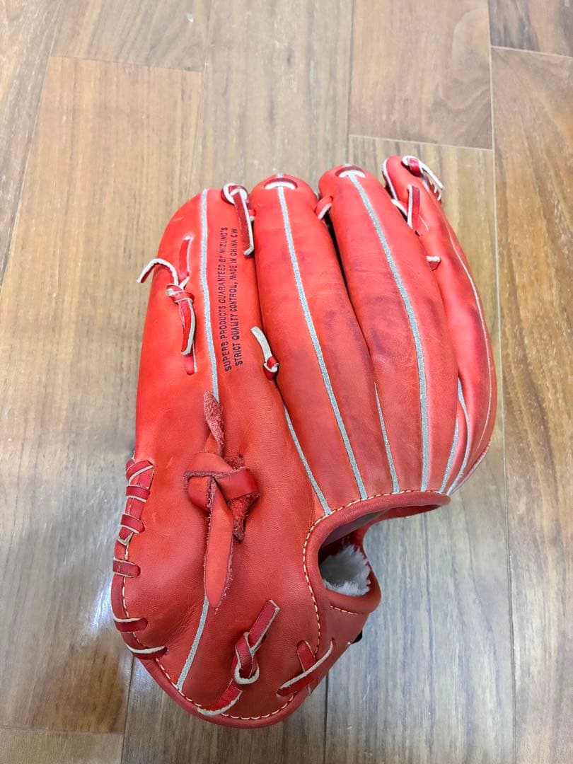 【即戦力】Mizuno Global Elite 軟式用グローブ 赤