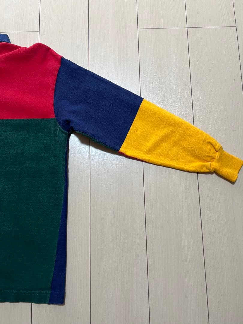 クラフト　kraft カナダ製　ラガーシャツ　マルチカラー　クレイジーパターン