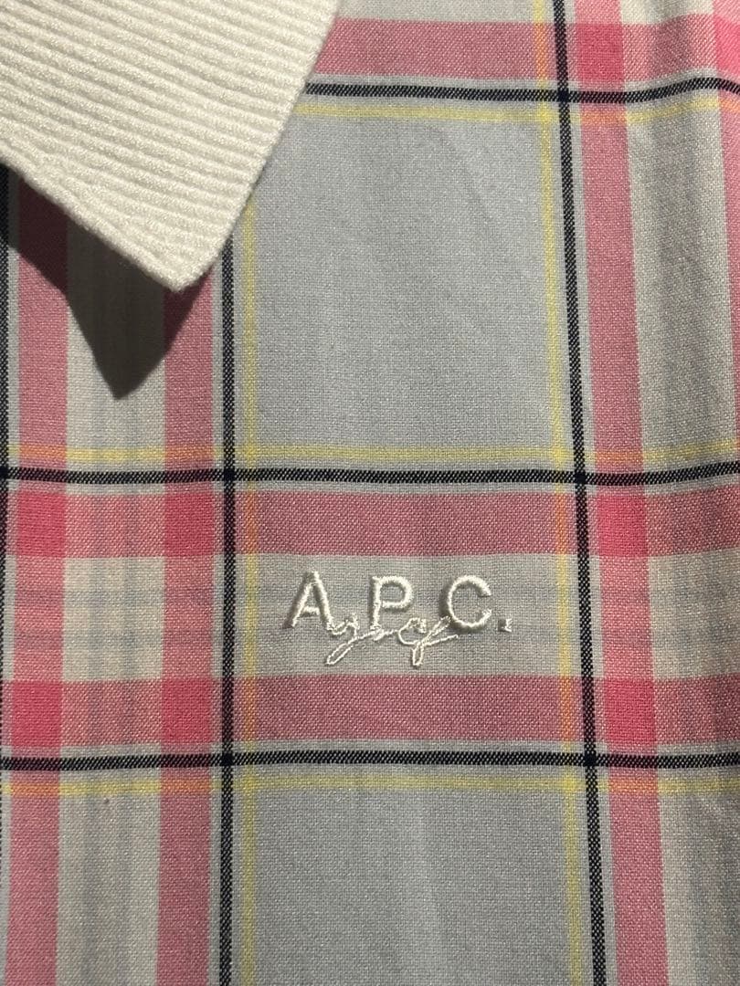 【美品】APC GOLF チェックトップス　レア　アーペーセゴルフ