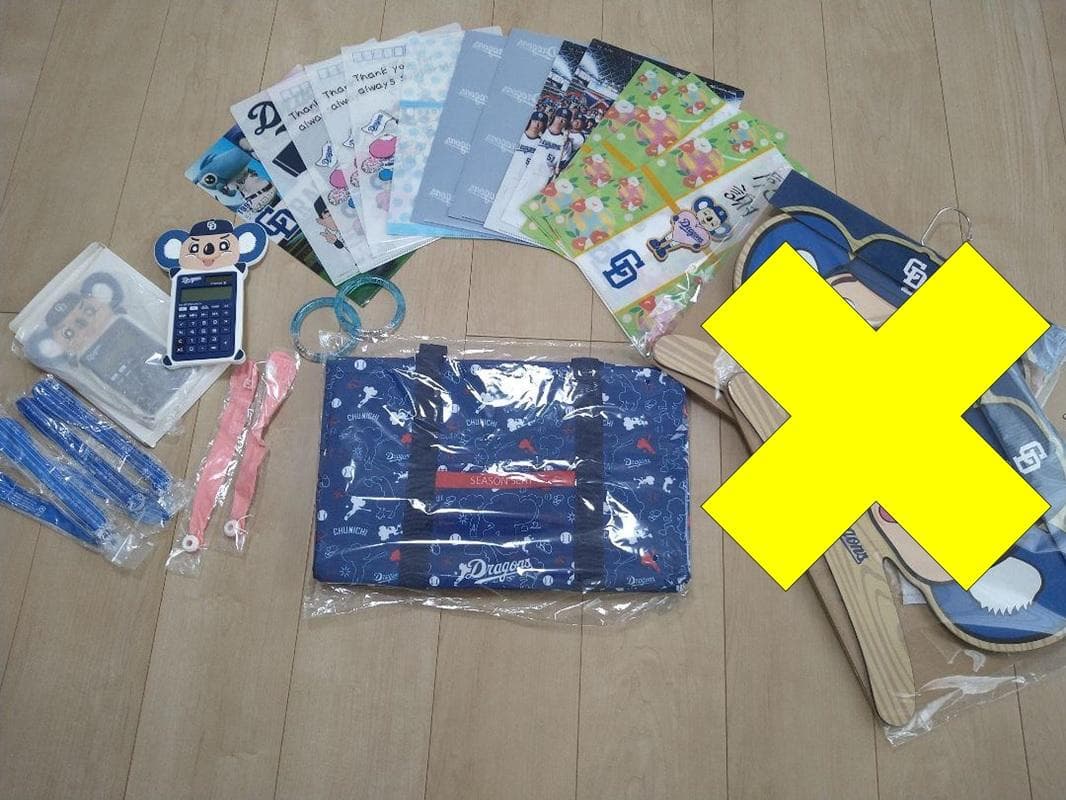 中日ドラゴンズ　エコバッグ&計算機、他　32個セット