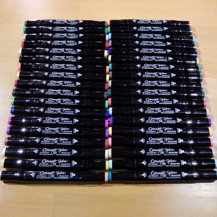 【新品・36本セット】コピック入門用として最適なアルコールマーカー ハードケース