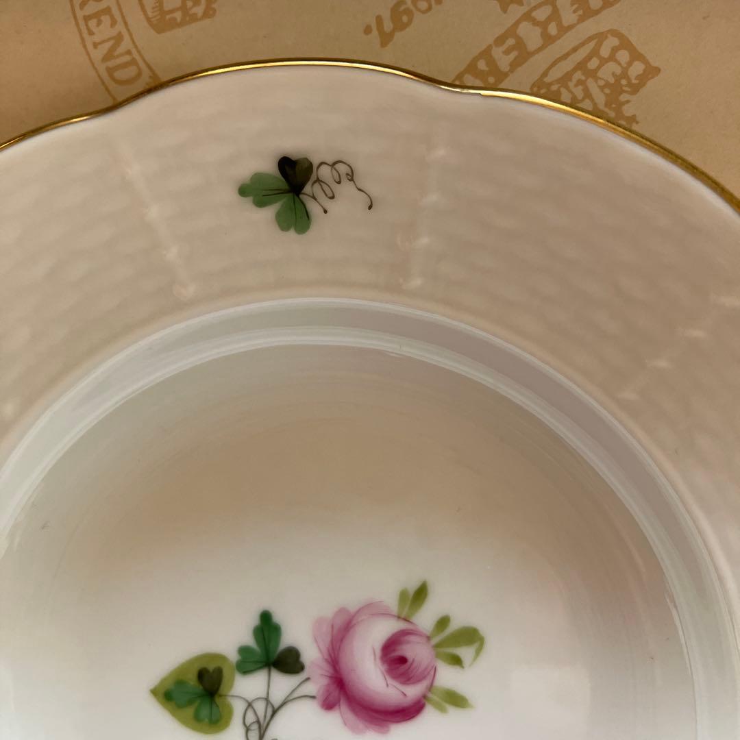 HEREND ウィーンの薔薇　オリエンタルボウル　小皿2枚セット　新品未使用