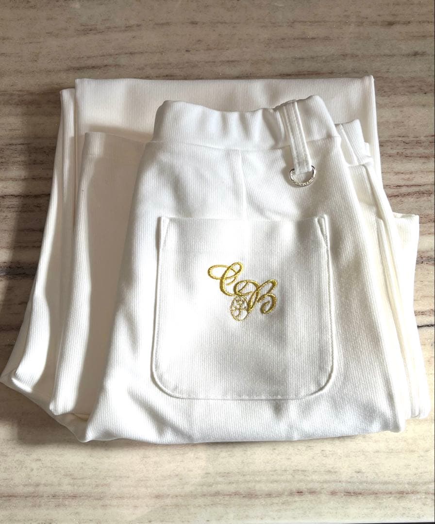 CASTELBAJAC ホワイト スポーツパンツ