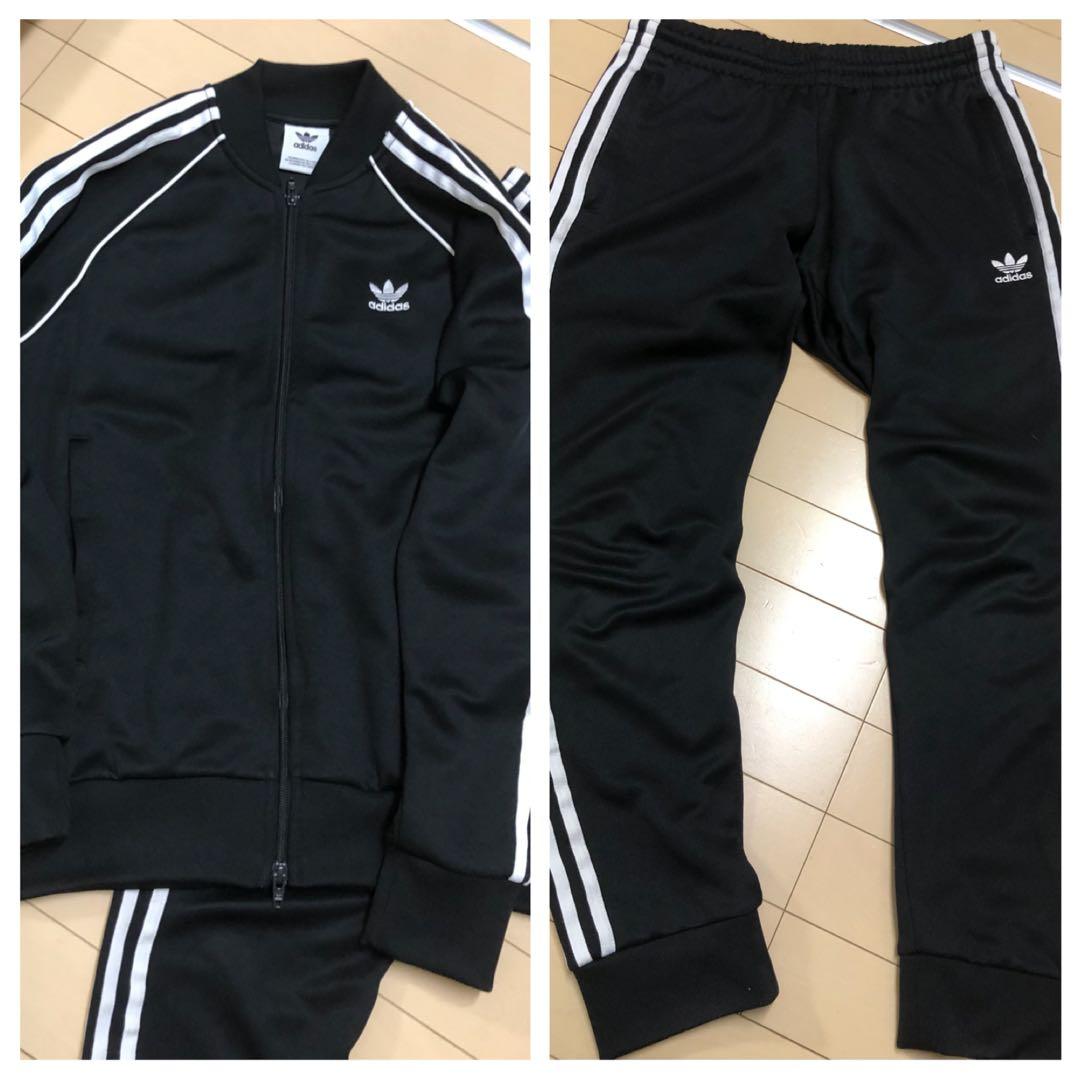 【美品】adidas アディダス　トレフォイルロゴ　セットアップ　メンズLサイズ