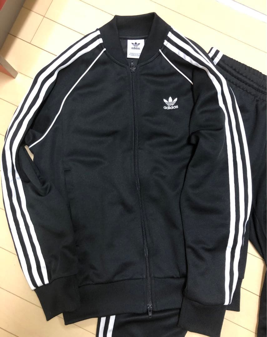 【美品】adidas アディダス　トレフォイルロゴ　セットアップ　メンズLサイズ